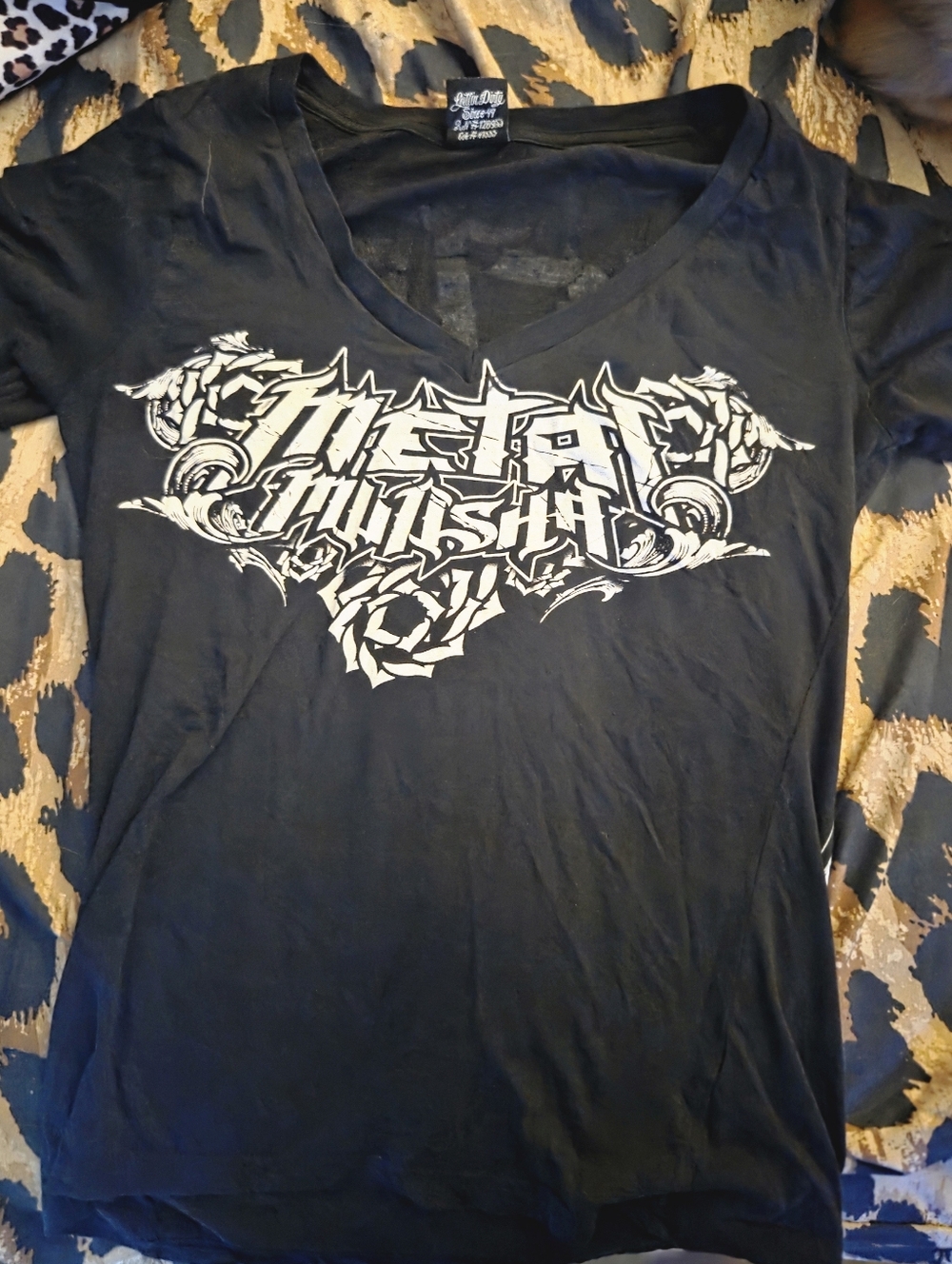 Metal Mulisha Black Graphic V-Neck Tee